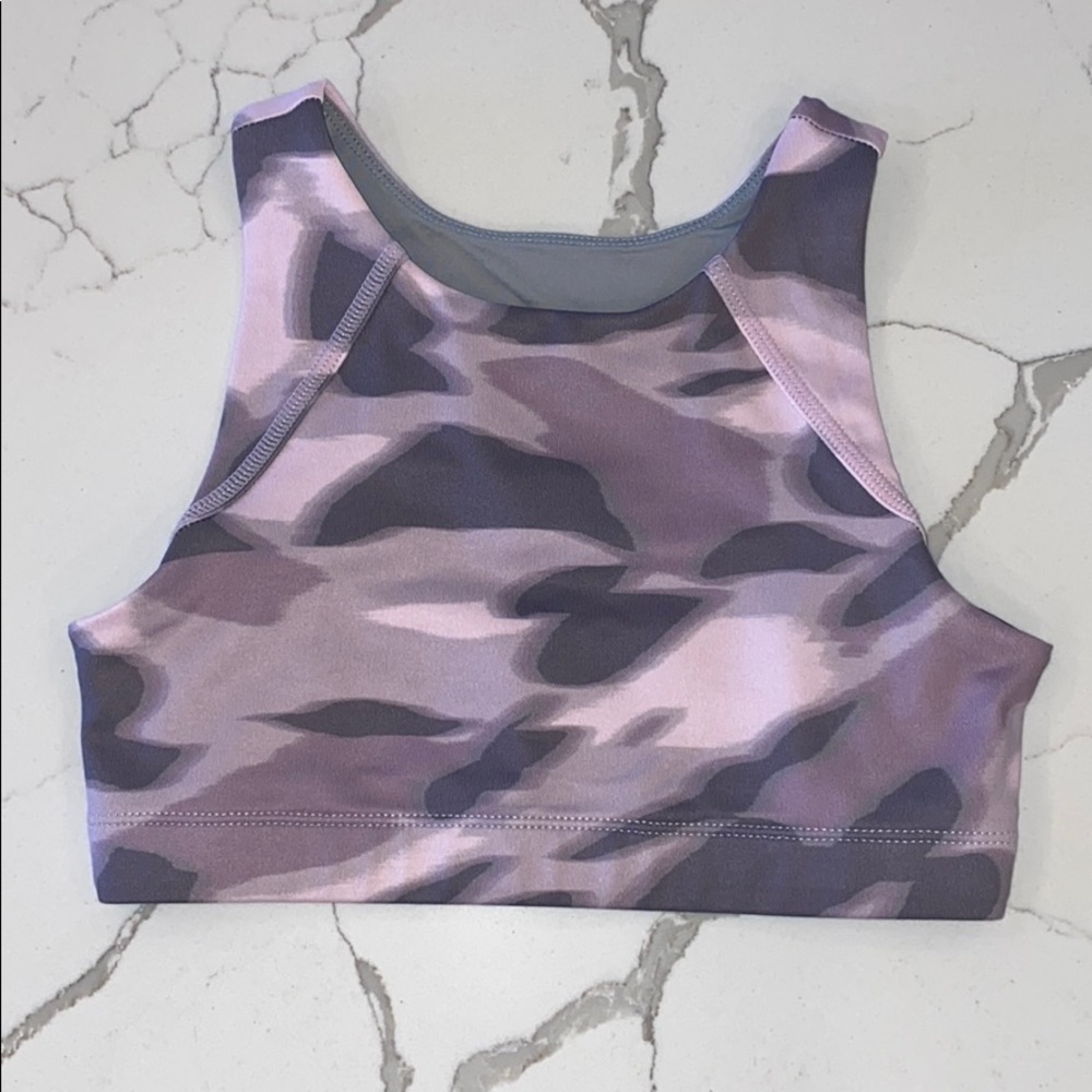 Zella Girls Radius Ladder Back Sports Bra M 8-10